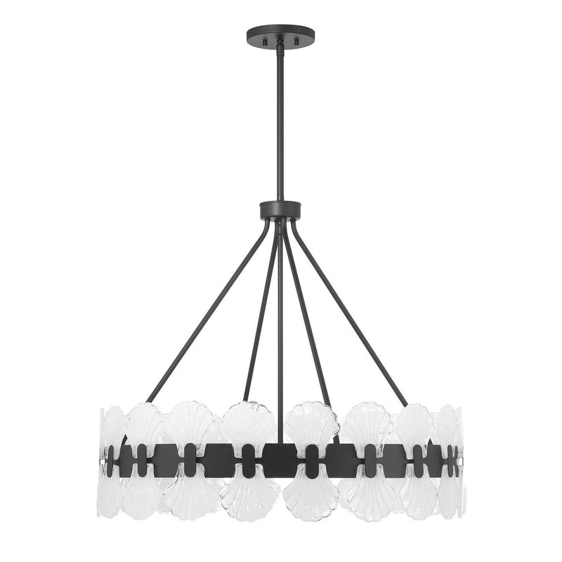 Bancroft 6-Light Pendant in Matte Black