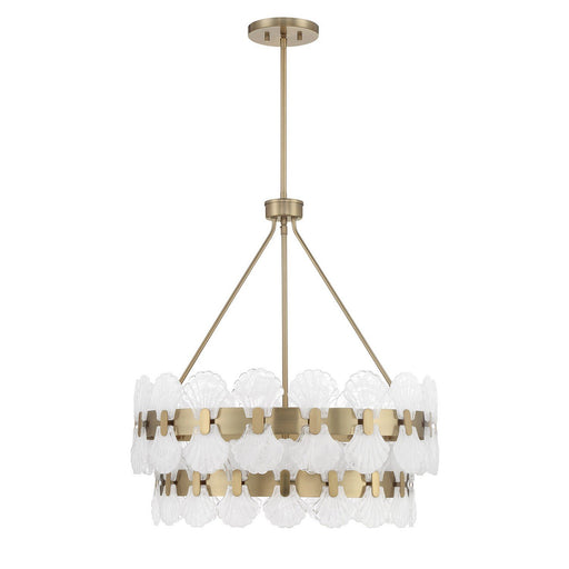 Bancroft 5-Light Pendant in Noble Brass