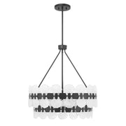 Bancroft 5-Light Pendant in Matte Black