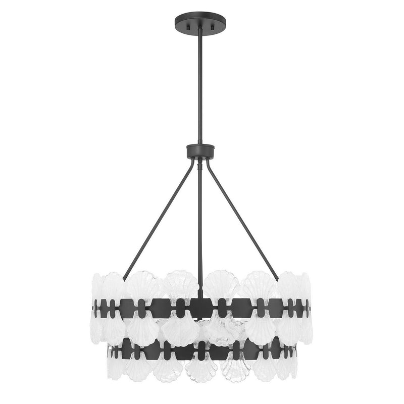 Bancroft 5-Light Pendant in Matte Black