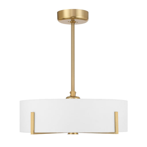 Mansell 26" Fan D'Lier in Warm Brass