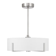 Mansell 26" Fan D'Lier in Satin Nickel