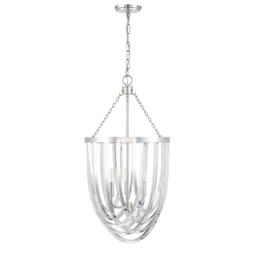 Jennings 3-Light Pendant in Polished Nickel