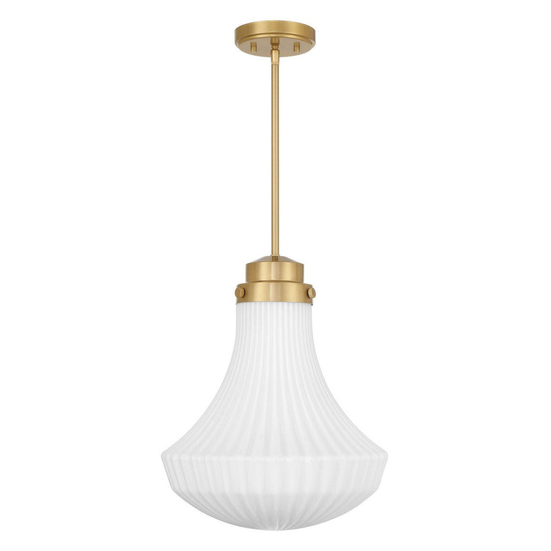 Bartlet Pendant in Warm Brass
