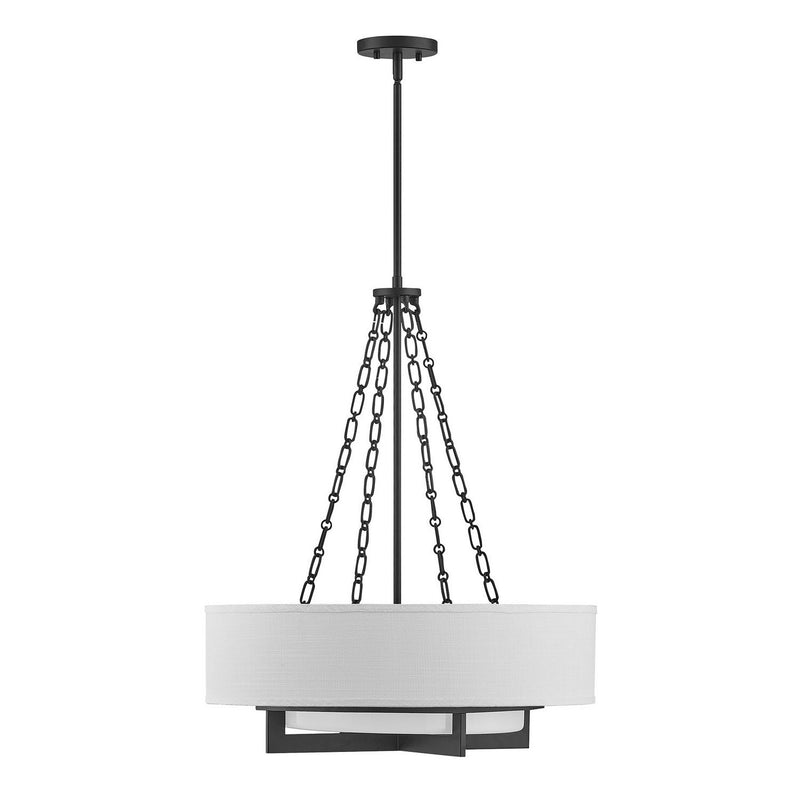 Brentwood 4-Light Pendant in Matte Black