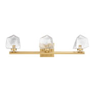 Castello 3-Light Bath Vanity Light in Warm Brass