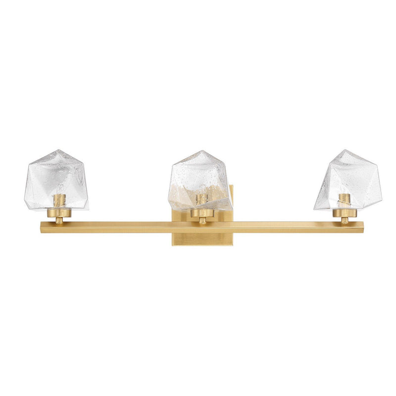 Castello 3-Light Bath Vanity Light in Warm Brass