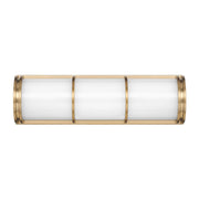 Harper 16" LED Bath Vanity Light in Warm Brass