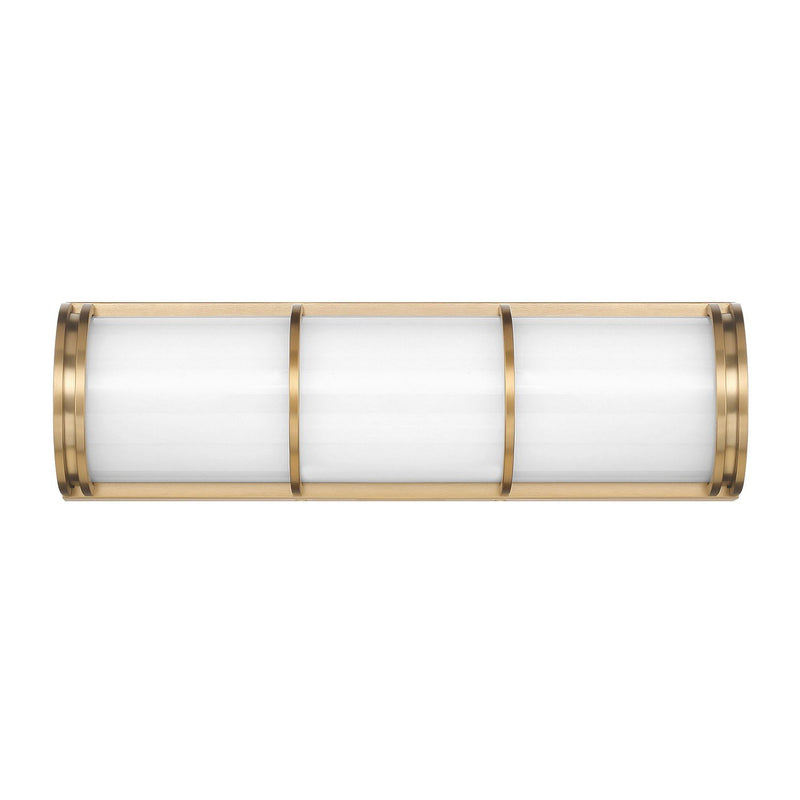 Harper 16" LED Bath Vanity Light in Warm Brass