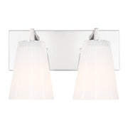 Upson 2-Light Bath Vanity Light in Chrome