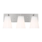 Upson 3-Light Bath Vanity Light in Brushed Nickel