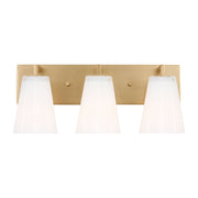 Upson 3-Light Bath Vanity Light in Satin Brass