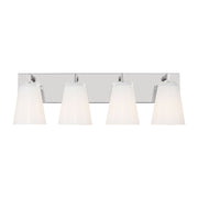 Upson 4-Light Bath Vanity Light in Chrome