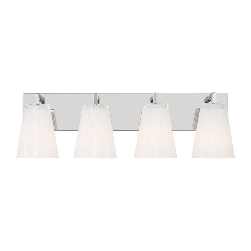 Upson 4-Light Bath Vanity Light in Chrome