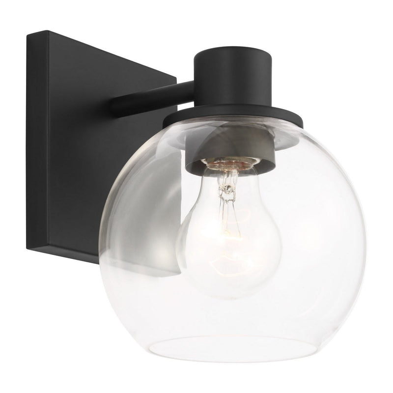 Rito Bath Sconce in Midnight Black