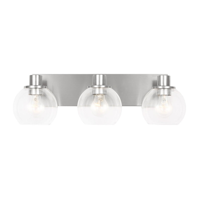 Rito 3-Light Bath Vanity Light in Brushed Nickel