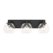 Rito 3-Light Bath Vanity Light in Midnight Black