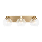 Rito 3-Light Bath Vanity Light in Satin Brass