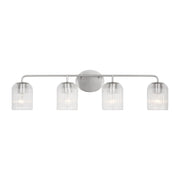 Eisele 4-Light Bath Vanity Light in Brushed Nickel