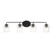 Eisele 4-Light Bath Vanity Light in Midnight Black