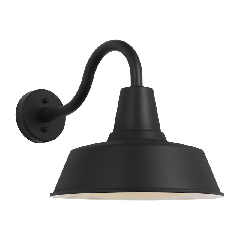 Barn Light StoneStrong Large Outdoor Wall Sconce in Textured Black