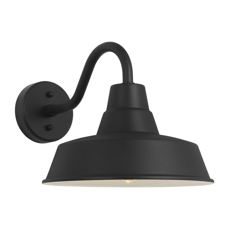 Barn Light StoneStrong Medium Outdoor Wall Sconce in Textured Black