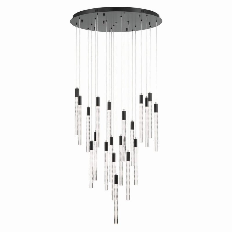 Celine 32" LED Pendant in Brass
