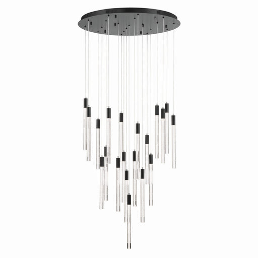 Celine 32" LED Pendant in Brass