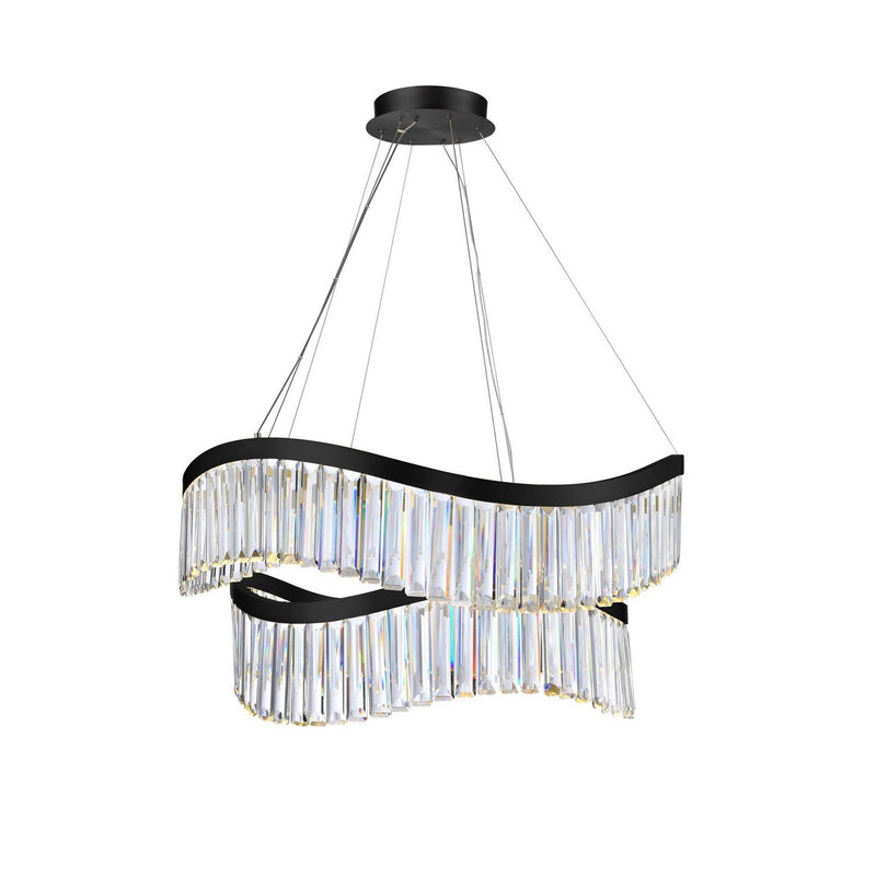 Jules 31" LED Pendant in Black