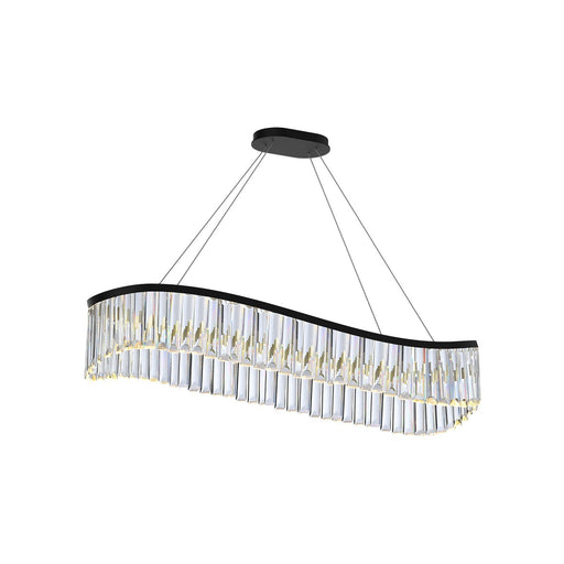 Jules LED Linear Pendant in Black
