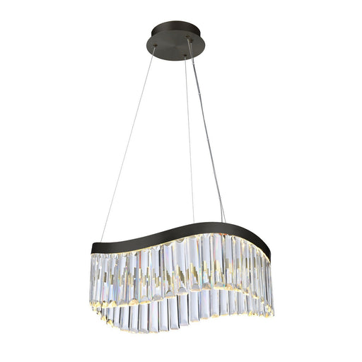 Jules 19" LED Pendant in Black