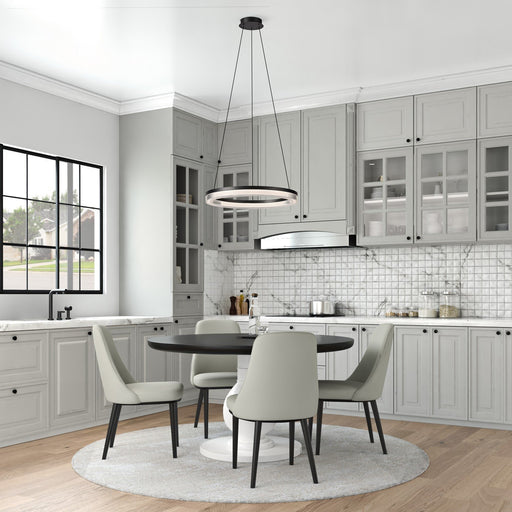 Ari 24" LED Pendant in Black