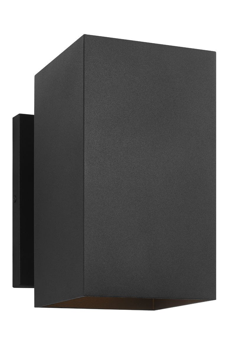 Pohl StoneStrong Medium Outdoor Wall Lantern in Textured Black