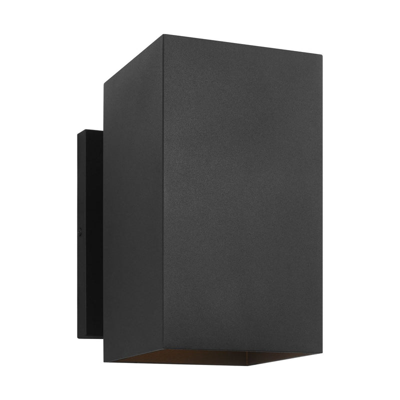 Pohl StoneStrong Medium Outdoor Wall Lantern in Textured Black