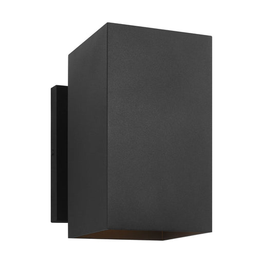 Pohl StoneStrong Medium Outdoor Wall Lantern in Textured Black