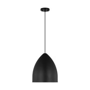 Huron Medium Pendant in Midnight Black