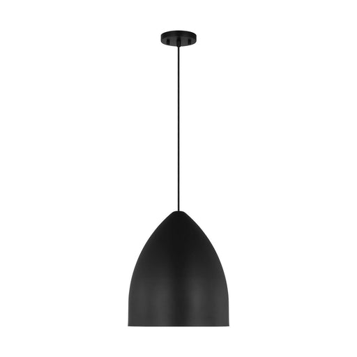Huron Medium Pendant in Midnight Black