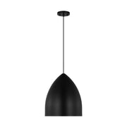 Huron Large Pendant in Midnight Black