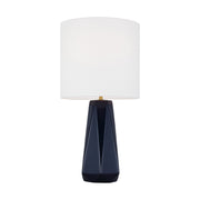 Moresby Medium Table Lamp in Gloss Navy