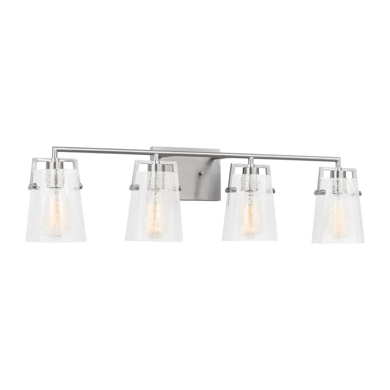 Crofton 4-Light Bath Vanity Light in Brushed Nickel