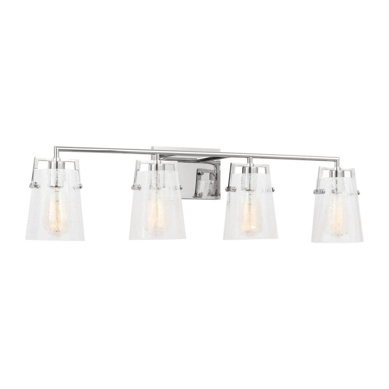 Crofton 4-Light Bath Vanity Light in Chrome