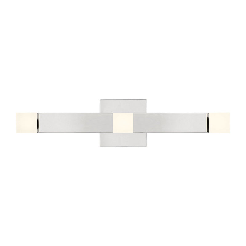 Brander Large Bath Vanity Light in Chrome