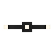 Brander Large Bath Vanity Light in Midnight Black