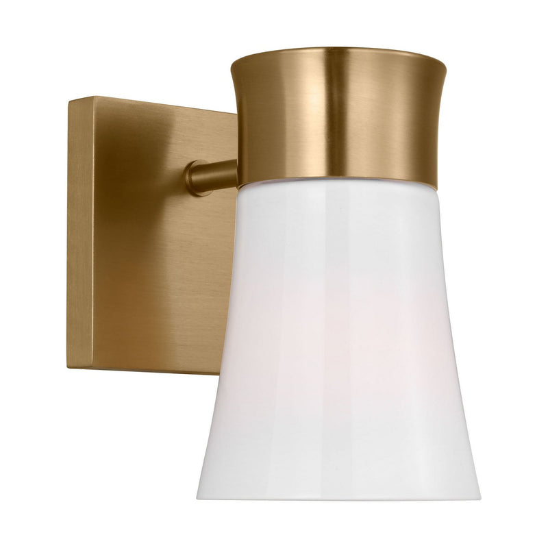 Roy Bath Sconce in Satin Brass
