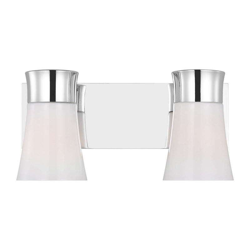 Roy 2-Light Bath Vanity Light in Chrome