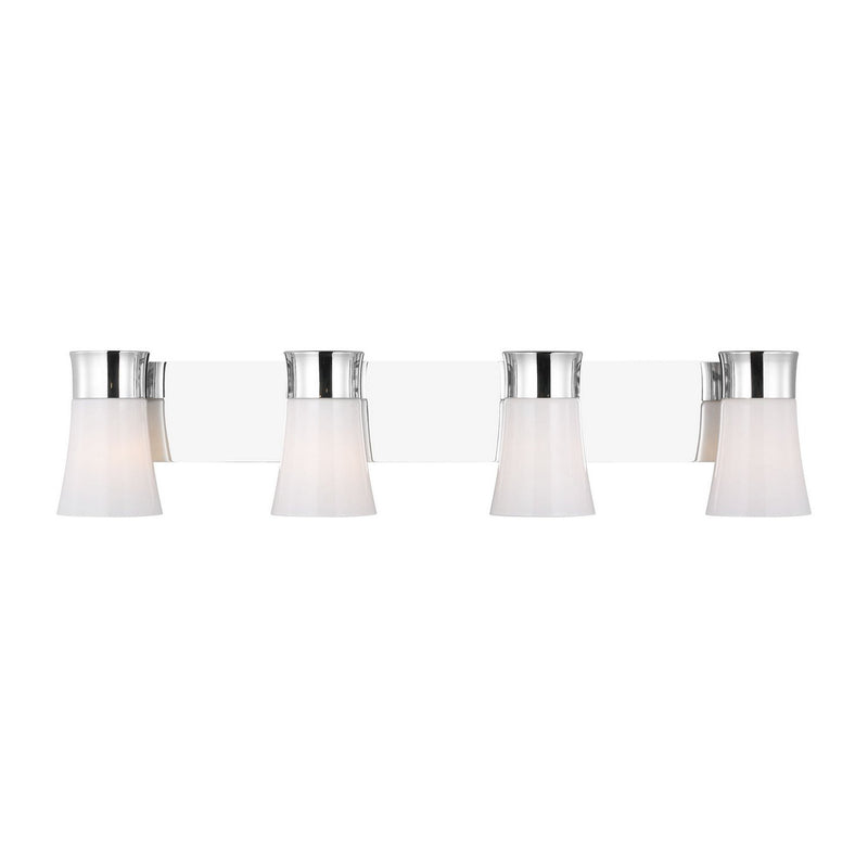 Roy 4-Light Bath Vanity Light in Chrome