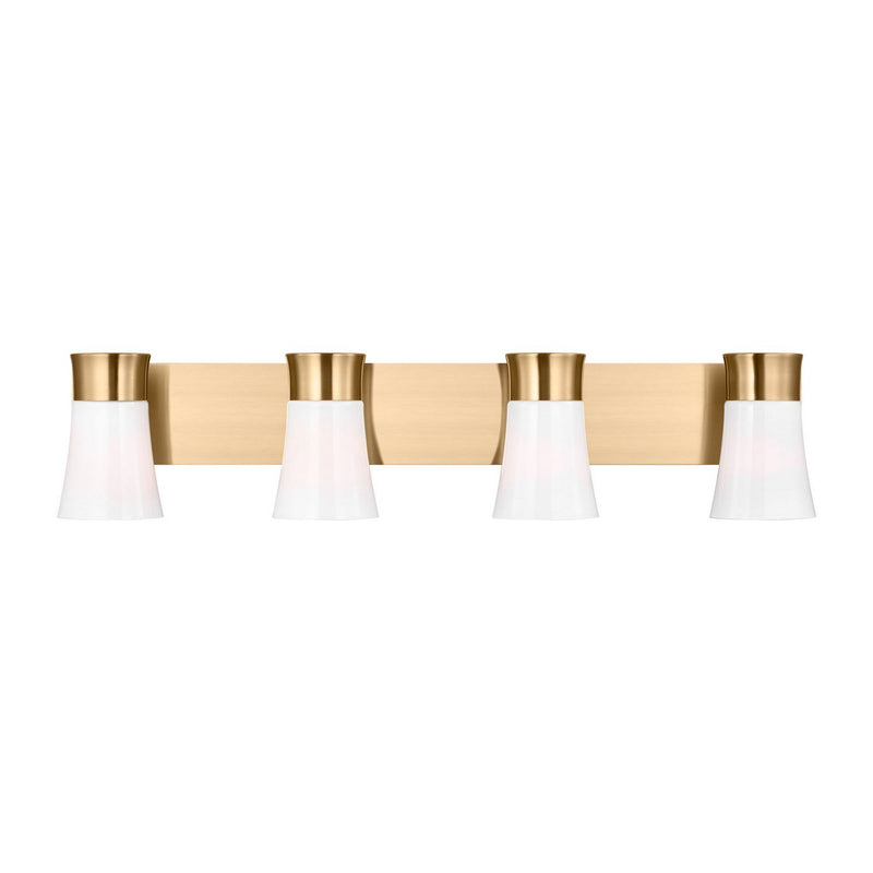 Roy 4-Light Bath Vanity Light in Satin Brass