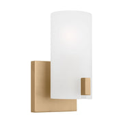Rhode Bath Sconce in Satin Brass