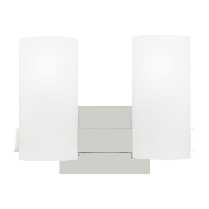 Rhode 2-Light Bath Vanity Light in Chrome