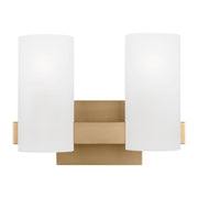 Rhode 2-Light Bath Vanity Light in Satin Brass